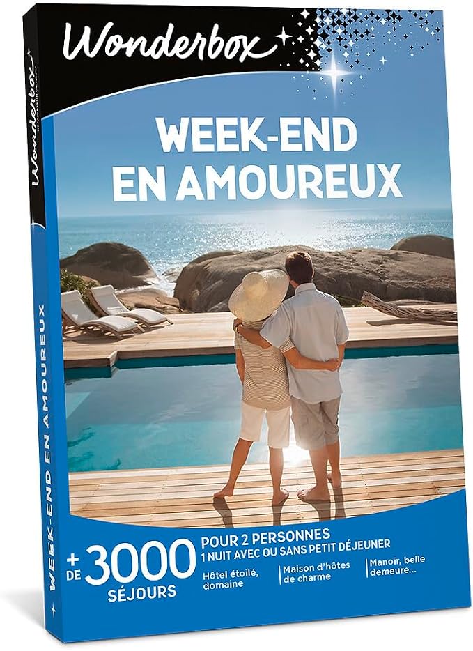 Wonderbox Week-End en Amoureux Séjour romantique à deux