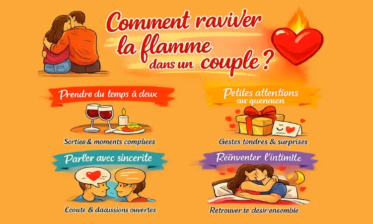 comment raviver la flamme dans un couple